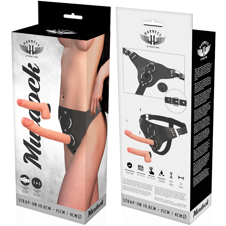 HARNESS ATTRACTION - ARNÉS MURDOCK 19.8 + 15 CM -O- 4 CM