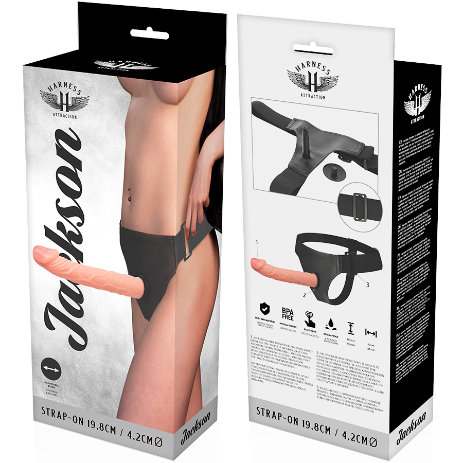 HARNESS ATTRACTION - ARNÉS JACKSON 19.8 CM -O- 4.2 CM