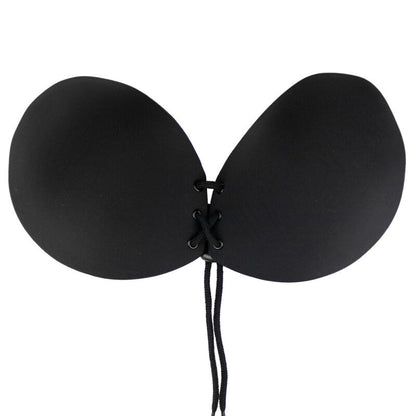 BYE-BRA - SUJETADOR ADHESIVO ENTRELAZADO NEGRO COPA B