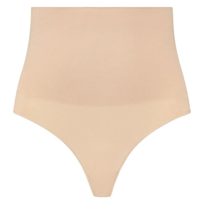 BYE-BRA - FAJA SIN COSTURAS ESTILO TANGA BEIGE TALLA L