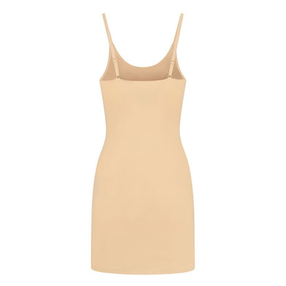 BYE-BRA - SINGLE VESTIDO INVISIBLE BEIGE TALLA S