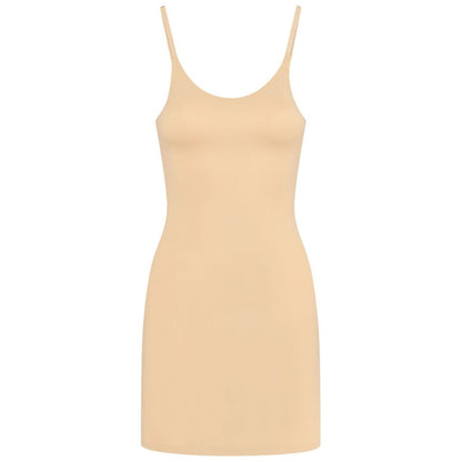 BYE-BRA - SINGLE VESTIDO INVISIBLE BEIGE TALLA M