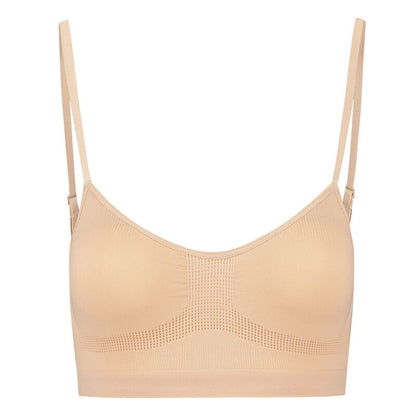 BYE-BRA - MEDIUM CONTROL SUJETADOR SIN COSTURAS BEIGE TALLA S
