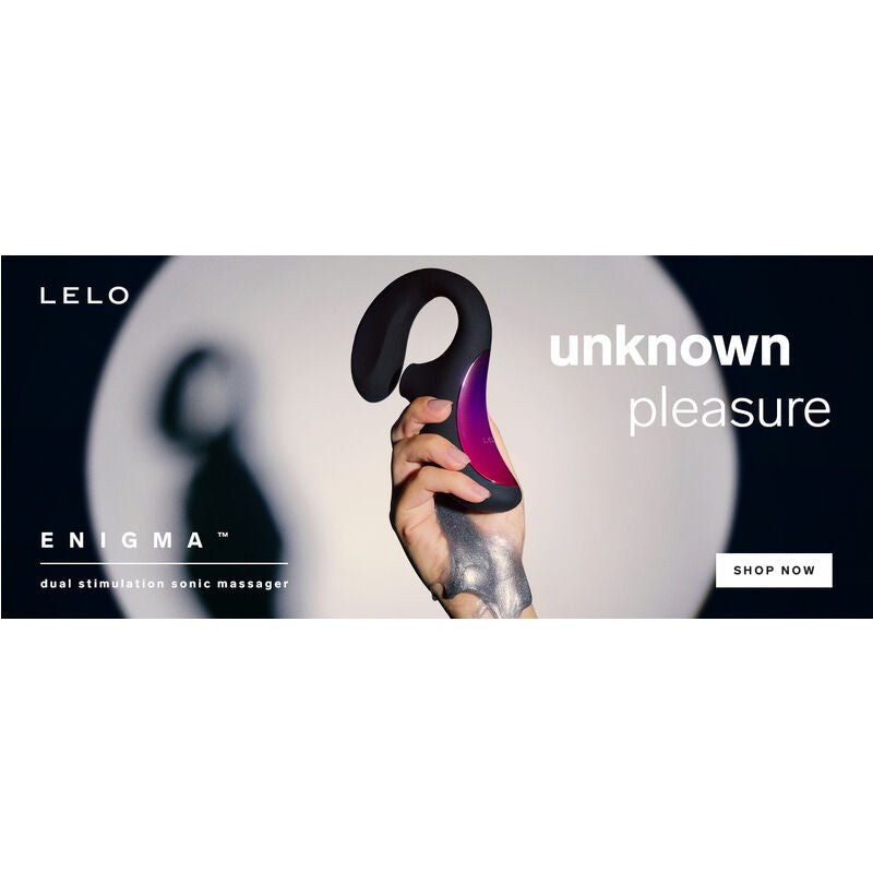 LELO - ENIGMA DOBLE ESTIMULACIÓN SUCCION MASAJEADOR MORADO