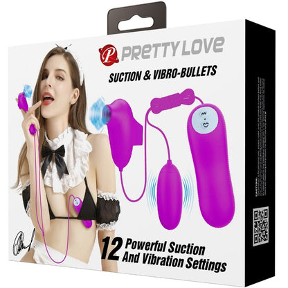 PRETTY LOVE - BALA VIBRADORA Y SUCCIONADOR