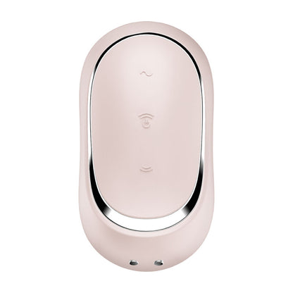 SATISFYER - PRO TO GO 2 ESTIMULADOR Y VIBRADOR DOBLE BEIGE