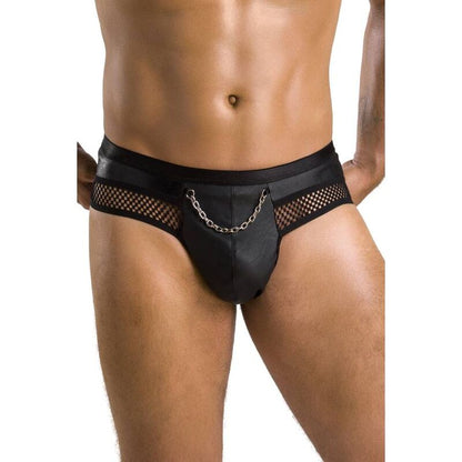 PASSION - 030 SLIP ABIERTO TOM NEGRO L/XL