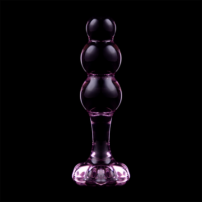 NEBULA SERIES BY IBIZA - MODELO 1 PLUG CRISTAL ROSA 10.5 CM -O- 3 CM