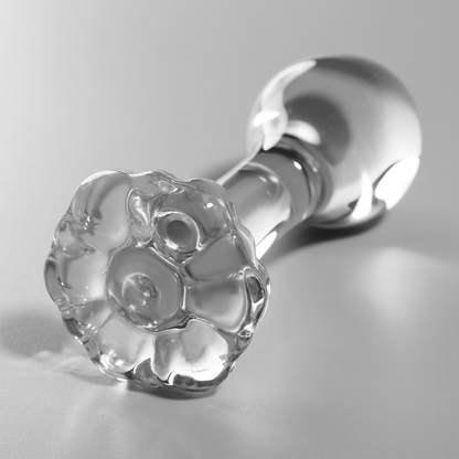 NEBULA SERIES BY IBIZA - MODELO 2 PLUG CRISTAL TRANSPARENTE 11 CM -O- 3.5 CM