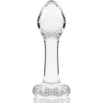NEBULA SERIES BY IBIZA - MODELO 2 PLUG CRISTAL TRANSPARENTE 11 CM -O- 3.5 CM