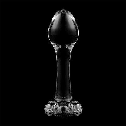 NEBULA SERIES BY IBIZA - MODELO 2 PLUG CRISTAL TRANSPARENTE 11 CM -O- 3.5 CM