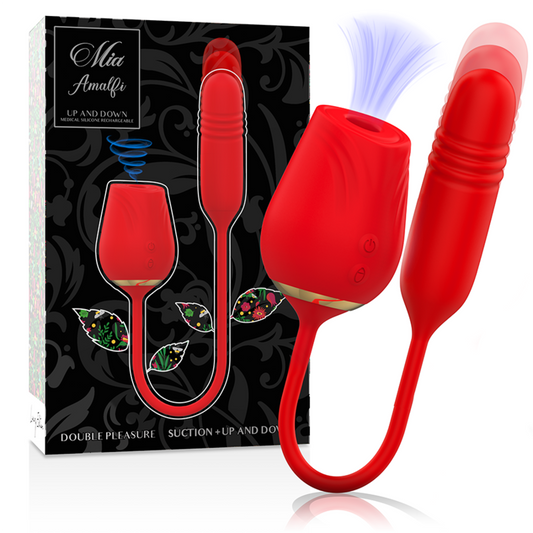 MIA - AMALFI DOBLE PLEASURE SUCCIONADOR + UP AND DOWN