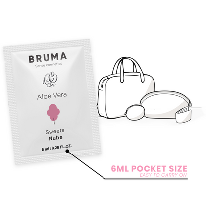 BRUMA - 6 ML GEL DESLIZANTE CON ALOE VERA SABOR A NUBE