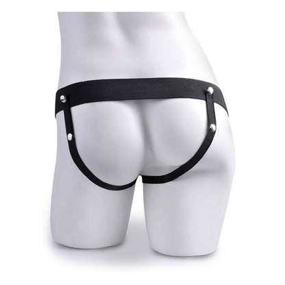 FETISH FANTASY SERIES - ARNÉS AJUSTABLE PENE REALÍSTICO CON TESTÍCULOS SQUIRTING 19 CM