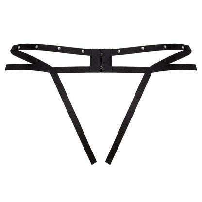 LIVCO CORSETTI FASHION - NOMADE TANGA CROTCHLESS NEGRO L/XL