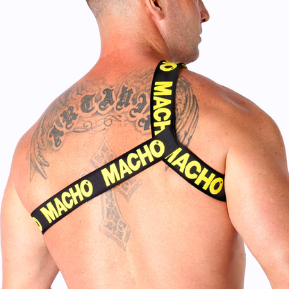 MACHO - ARNÉS ROMANO AMARILLO L/XL