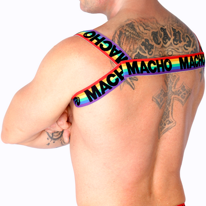 MACHO - ARNÉS ROMANO PRIDE S/M