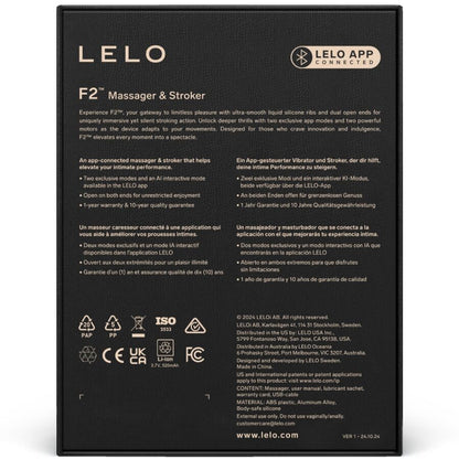 LELO - F2S ™ TEAL MASTURBADOR MASCULINO ROJO