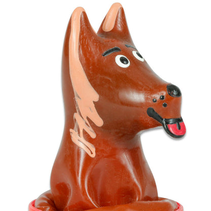 CONDOMERIE - PRESERVATIVO DECORATIVO PINTADO A MANO PERRO