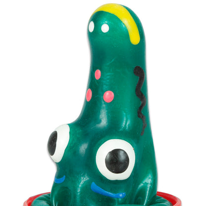 CONDOMERIE - PRESERVATIVO DECORATIVO PINTADO A MANO COCODRILO MODELO 1