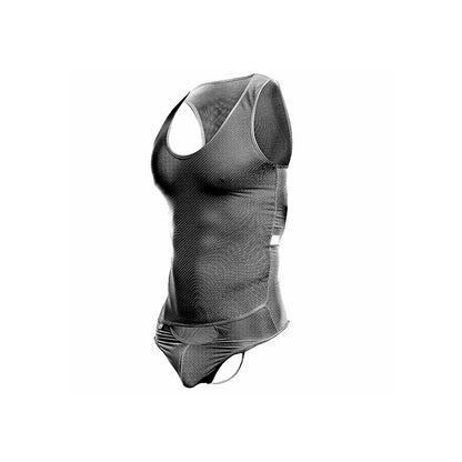 MOB - BODYSHEER TRANSPARTE NEGRO TALLA S/M