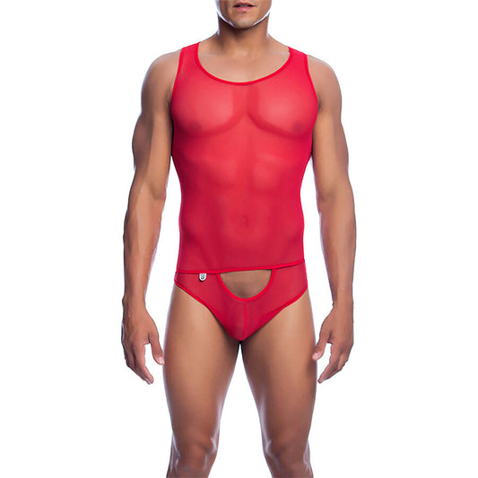 MOB - BODYSHEER TRANSPARTE ROJO TALLA S/M