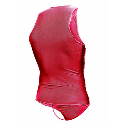 MOB - BODYSHEER TRANSPARTE ROJO TALLA S/M