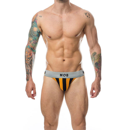 MOB - JOCK CLASICO STRIPE NARANJA TALLA XL