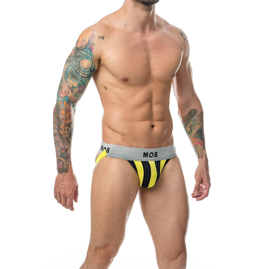 MOB - JOCK CLÁSICO STRIPE AMARILLO TALLA M