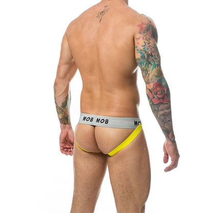 MOB - JOCK CLÁSICO STRIPE AMARILLO TALLA M