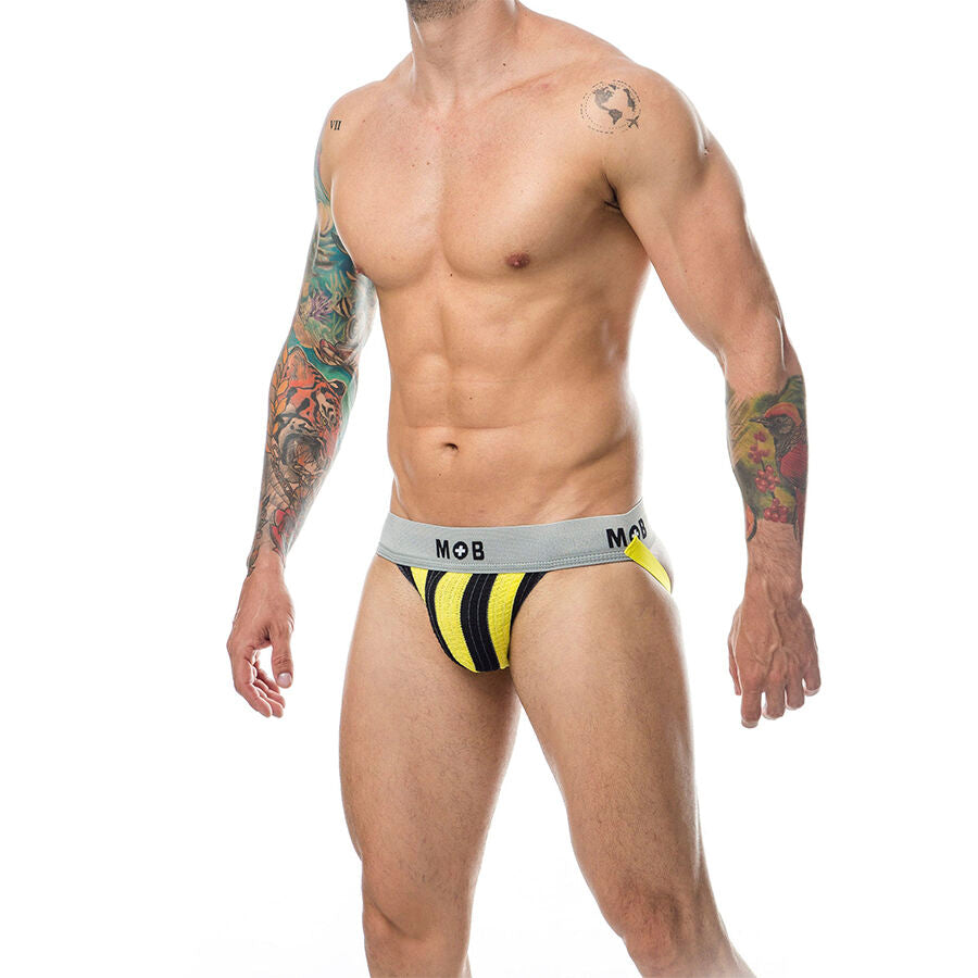 MOB - JOCK CLASICO STRIPE AMARILLO TALLA XXL