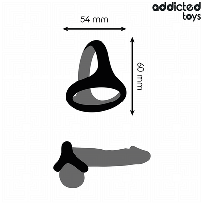ADDICTED TOYS - ANILLO TRIPLE GRUESO PARA EL PENE