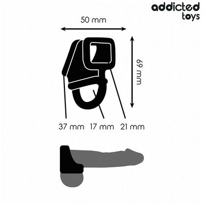 ADDICTED TOYS - ANILLO JAULA PARA EL PENE