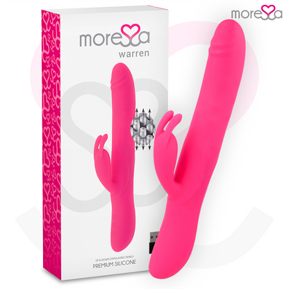 MORESSA - WARREN IMPULSOR OSCILANTE Y POTENTE VIBRACIÓN PREMIUM SILICONA RECARGABLE