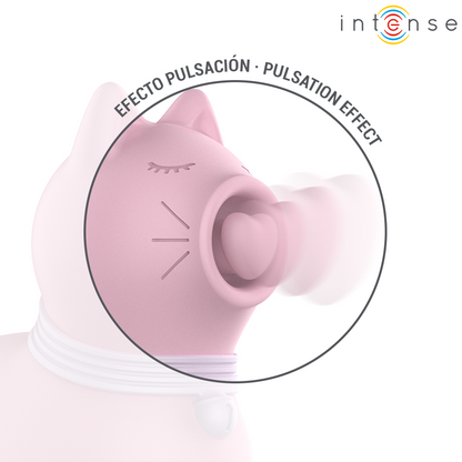 INTENSE - MARIE ESTIMULADOR CON LENGUA EFECTO PULSACIÓN ROSA