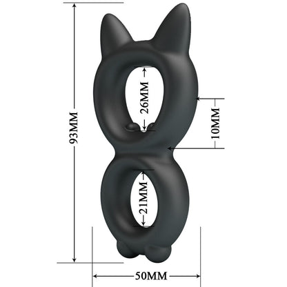 CRAZY BULL - TORAN ANILLO DOBLE SILICONA MODELO 20