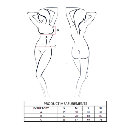PASSION - EVALIE BODY BLANCO L/XL