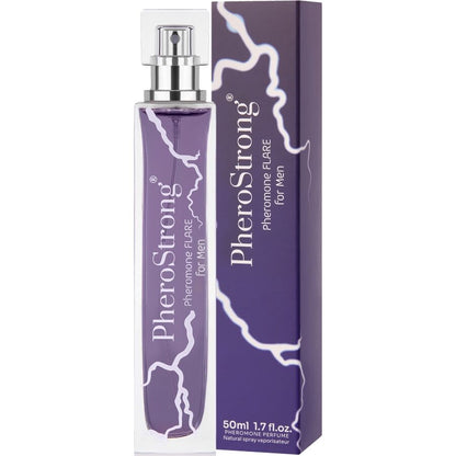 PHEROSTRONG - FLARE PERFUME CON FEROMONAS PARA HOMBRE 50 ML