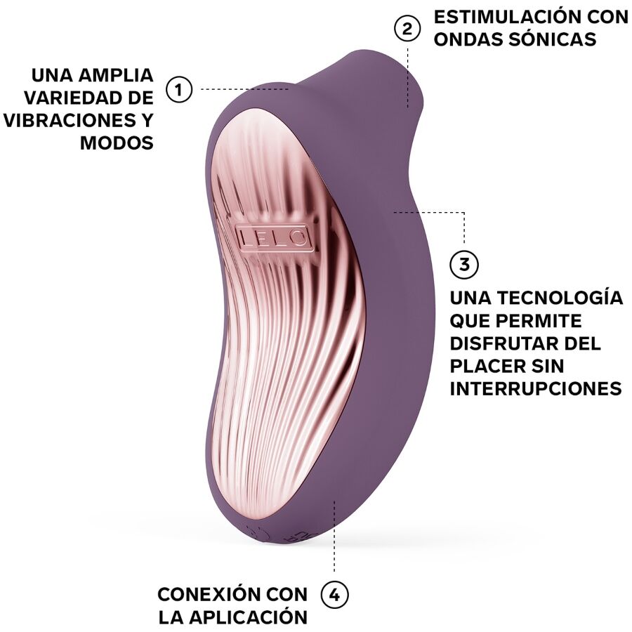 LELO - SONA 3 CRUISE MASAJEADOR SÓNICO DE CLÍTORIS VIOLETA