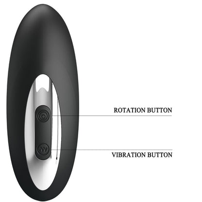 MR PLAY - MASAJEADOR PROSTÁTICO CON ROTACIÓN Y VIBRACIÓN
