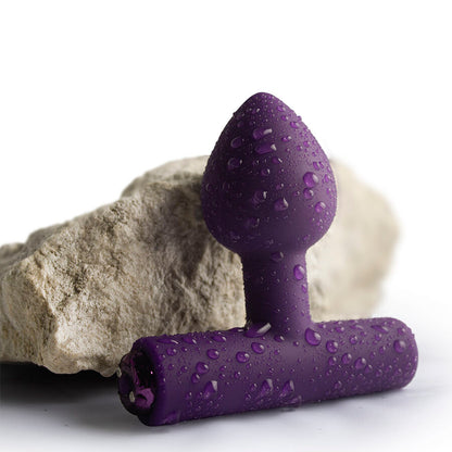 ROCKS-OFF - NOVA ASTRYX PREMIUM PLUG ANAL RECARGABLE 16 FUNCIONES VIOLETA
