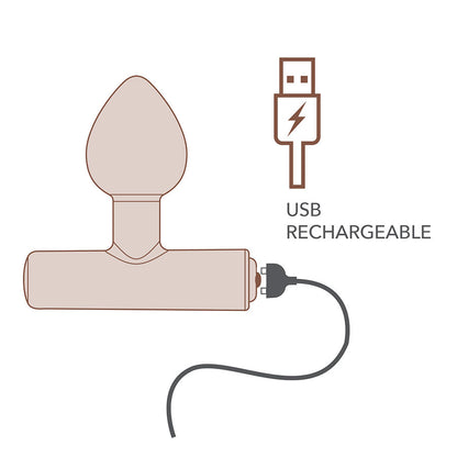 ROCKS-OFF - NOVA ASTRYX PREMIUM PLUG ANAL RECARGABLE 16 FUNCIONES VIOLETA
