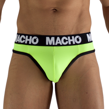MACHO - MTG001 TANGA AMARILLO FLUOR L