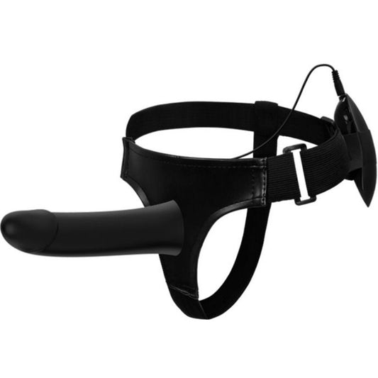 PRETTY LOVE - VITO STRAP ON CON DILDO HUECO Y VIBRACIÓN 17.3 CM