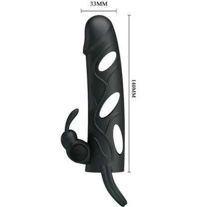 PRETTY LOVE - FUNDA SILICONA CON VIBRACIÓN 14 CM 2.0