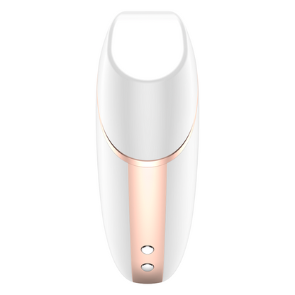 SATISFYER - LOVE TRIANGLE ESTIMULADOR Y VIBRADOR BLANCO