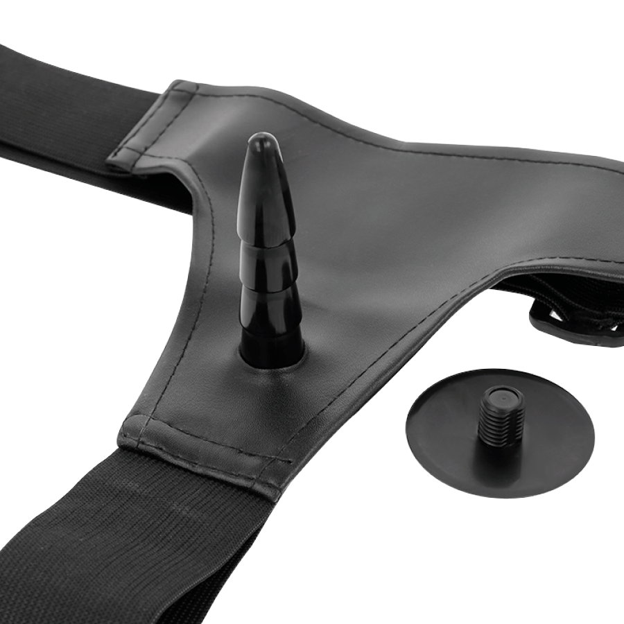 HARNESS ATTRACTION - ARNÉS  VIBRADOR HECTOR 20 CM -O- 3.5 CM