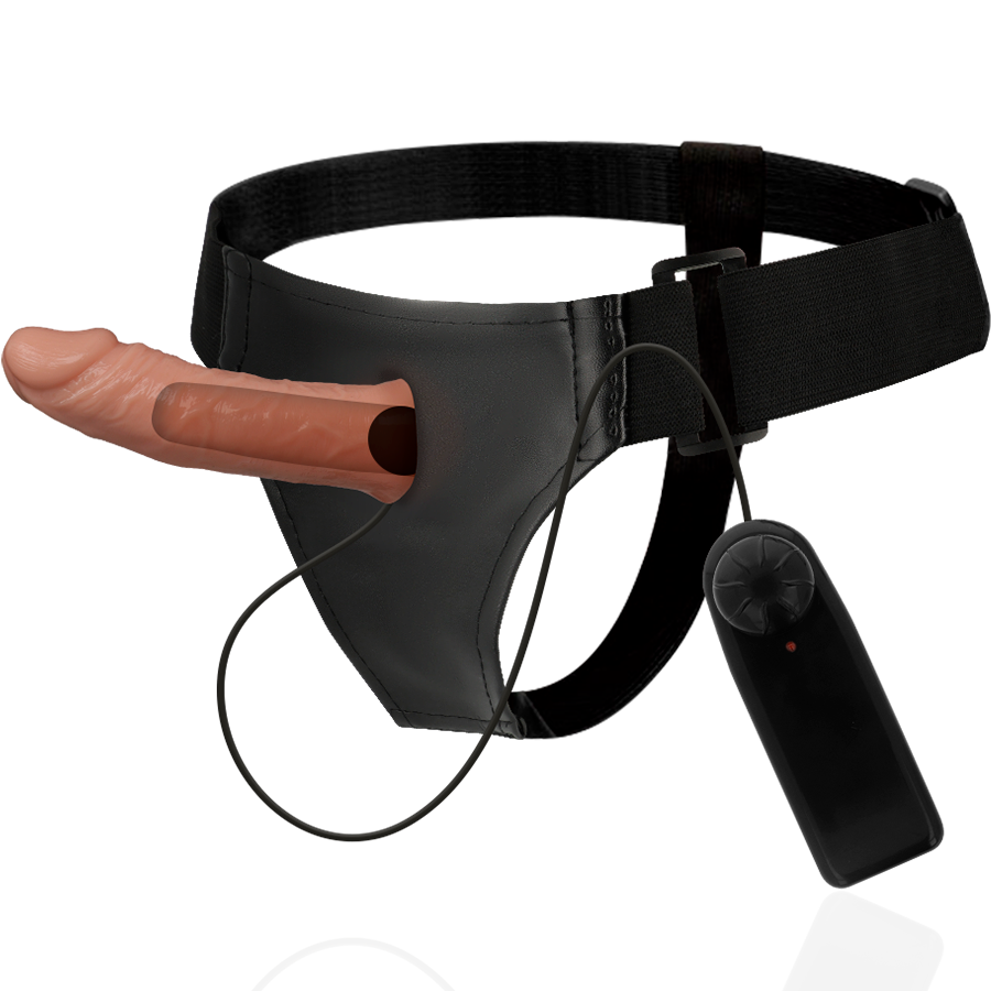 HARNESS ATTRACTION - ARNÉS  HUECO BENNY CON VIBRADOR 15 CM -O- 4.5 CM